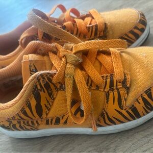 Nike Kids Orange and Black Tiger Sneakers